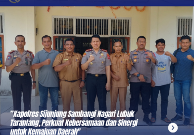 Kapolres Sijunjung Sambangi Nagari Lubuk Tarantang, Perkuat Kebersamaan dan Sinergi untuk Kemajuan Daerah